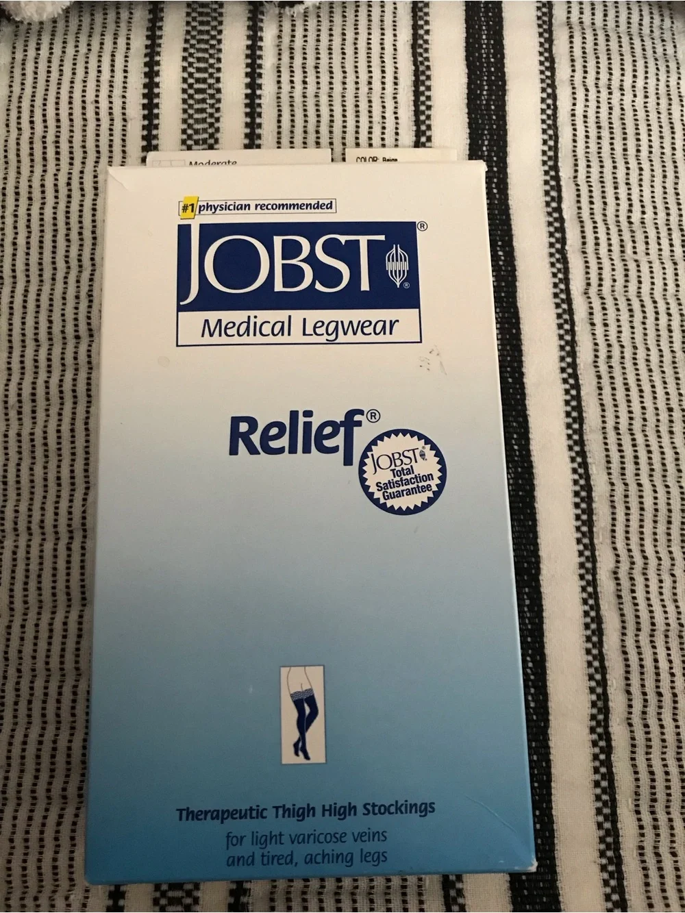 JOBST Medical Legwear Beige Medium 15-20mmHg Thigh High